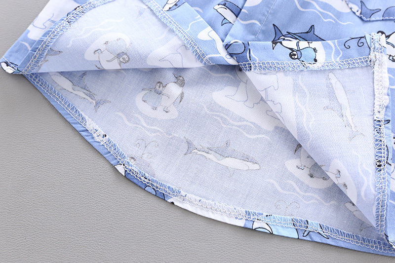 infant Boy's Summer Suit short sleeve Shirt