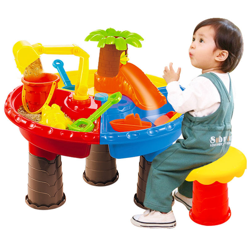 Children's Large Beach Play Sand Table Set