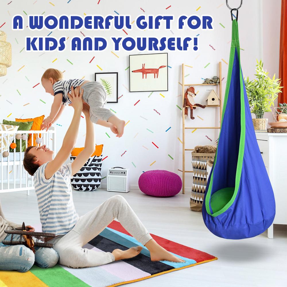 Infant Hammock Portable Hanging Pod Swing Indoor/Outdoor