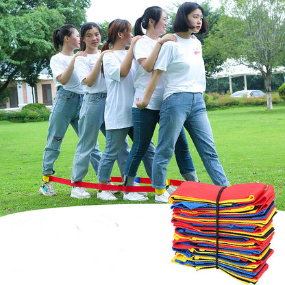 4 People Giant Footsteps Teamwork Outdoor Sports/Game Training Equipment For Kids/Adults