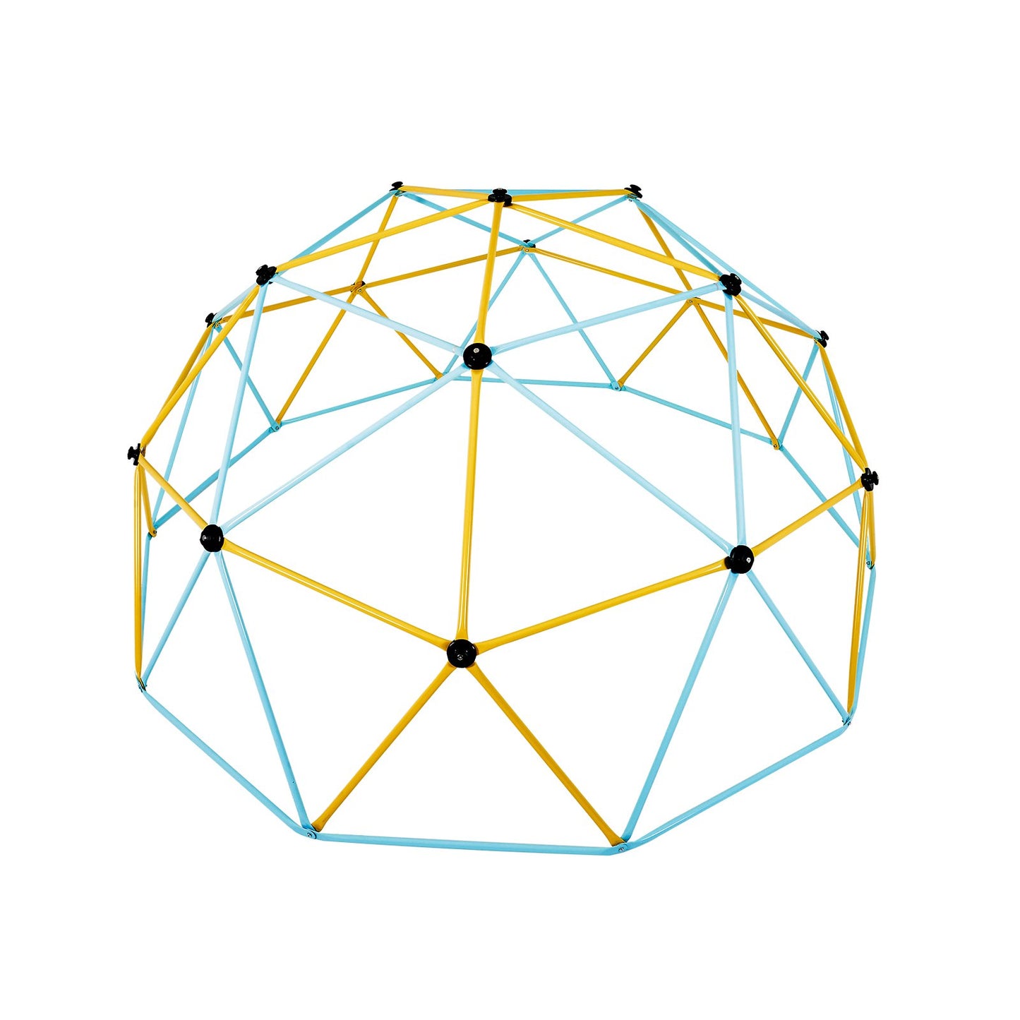 Jungle Gym, 12FT Geometric Dome Climber Play Center, For Kids 3 To 10 Years Old, Supports 750LBS   With Climbing Grip,