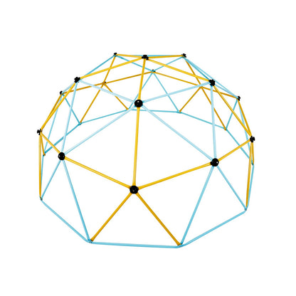 Jungle Gym, 12FT Geometric Dome Climber Play Center, For Kids 3 To 10 Years Old, Supports 750LBS   With Climbing Grip,
