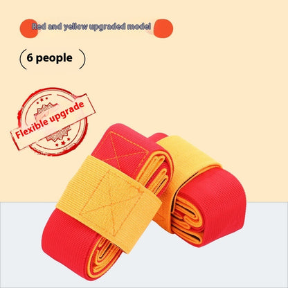 4 People Giant Footsteps Teamwork Outdoor Sports/Game Training Equipment For Kids/Adults