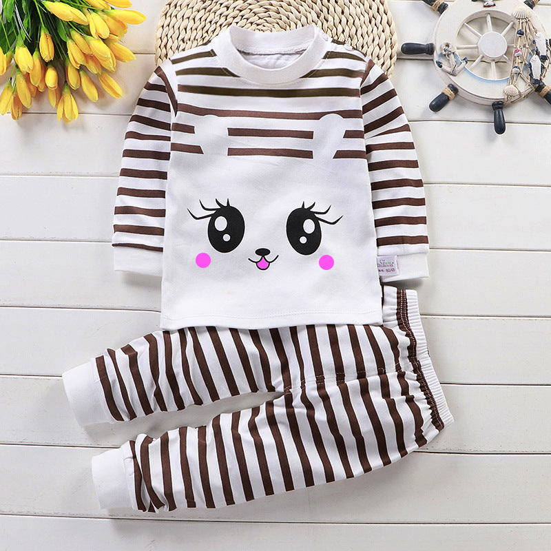 Children's pure cotton based infant pajamas