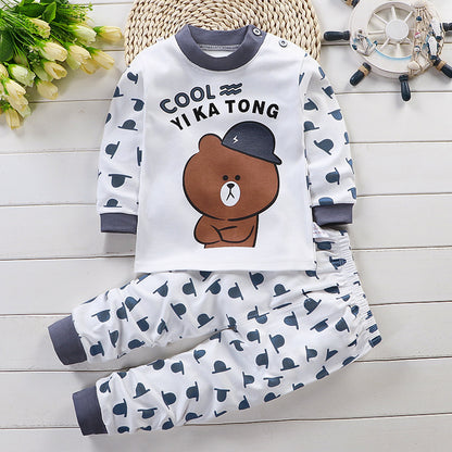 Children's pure cotton based infant pajamas