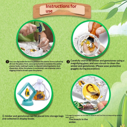 Happy Explorations!  Archaeological Dig Toy for Kids