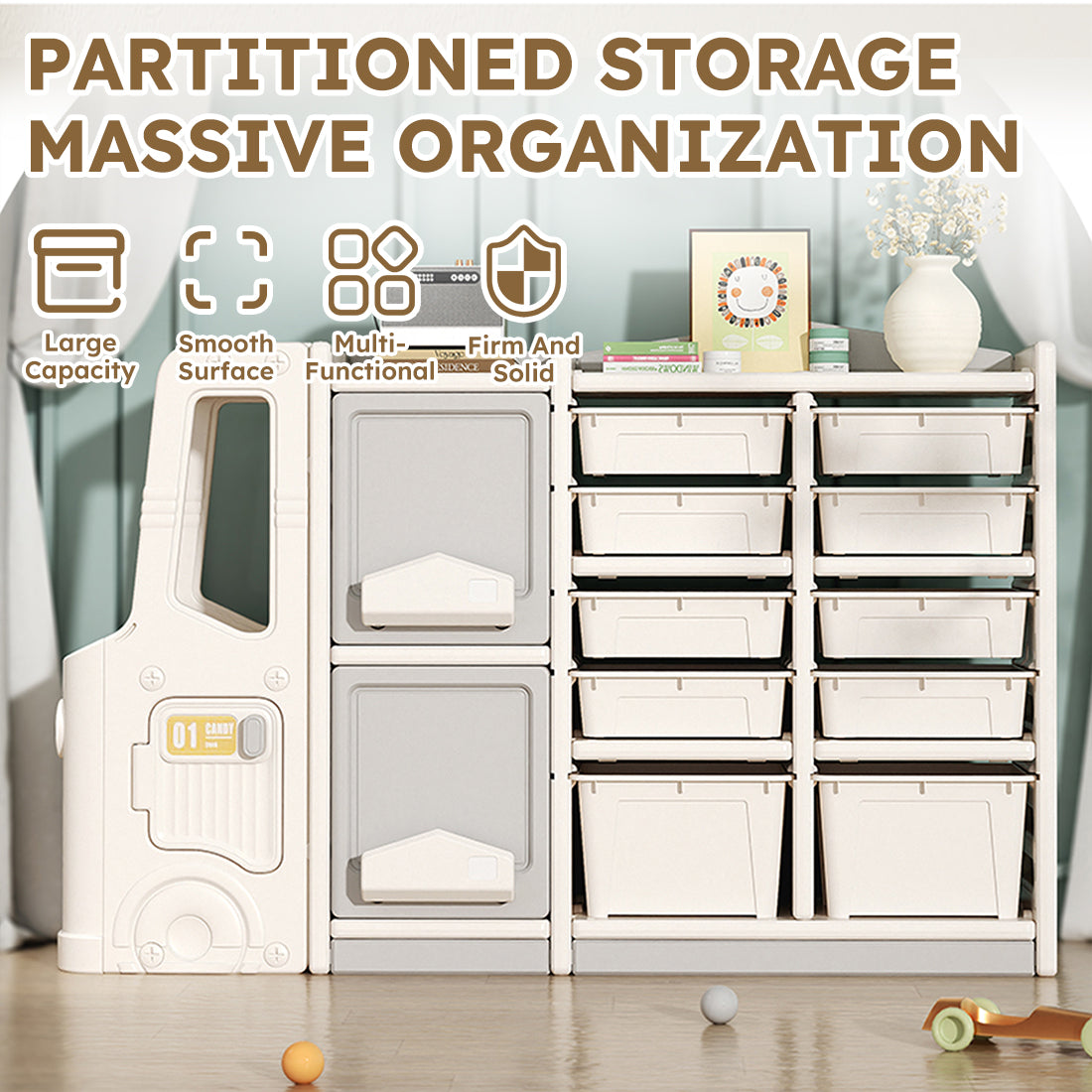 Children's Toy Storage Cabinet