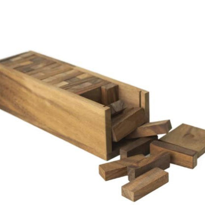 Wooden Building Blocks - Family & Board Games, Competitive Puzzle