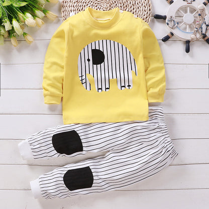 Children's pure cotton based infant pajamas