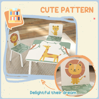 3-pc Child-size Table & Chair Set