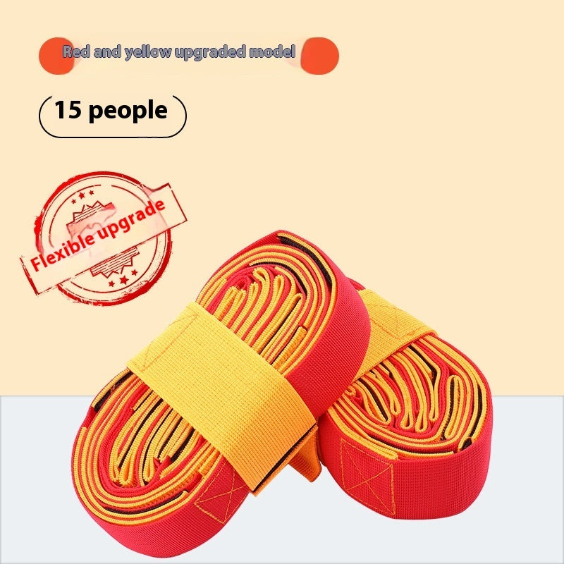 4 People Giant Footsteps Teamwork Outdoor Sports/Game Training Equipment For Kids/Adults