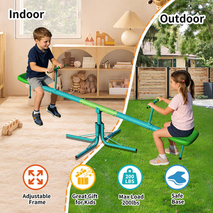 Seesaw, Swiveling 360 Degrees Toddlers/Kids Sit n' Spin Outdoor Play Equipment