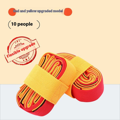 4 People Giant Footsteps Teamwork Outdoor Sports/Game Training Equipment For Kids/Adults