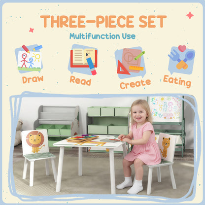 3-pc Child-size Table & Chair Set