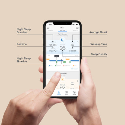 Miku Pro Smart Baby Monitor with Wall Mount Kit