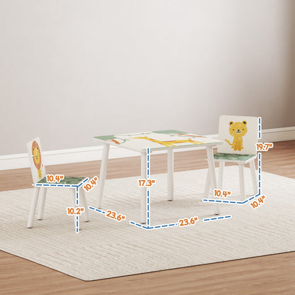 3-pc Child-size Table & Chair Set