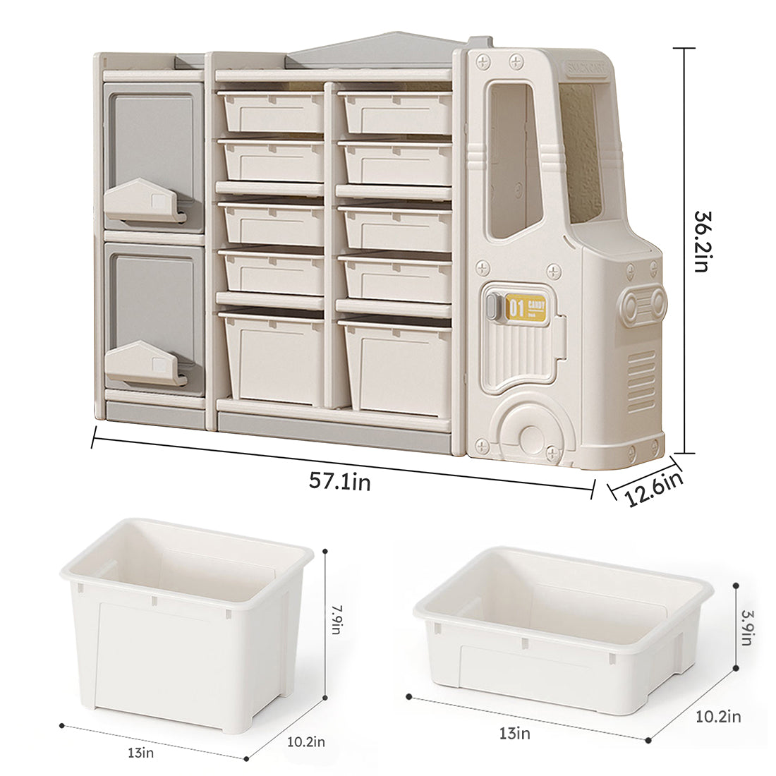 Children's Toy Storage Cabinet