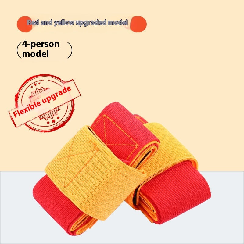 4 People Giant Footsteps Teamwork Outdoor Sports/Game Training Equipment For Kids/Adults