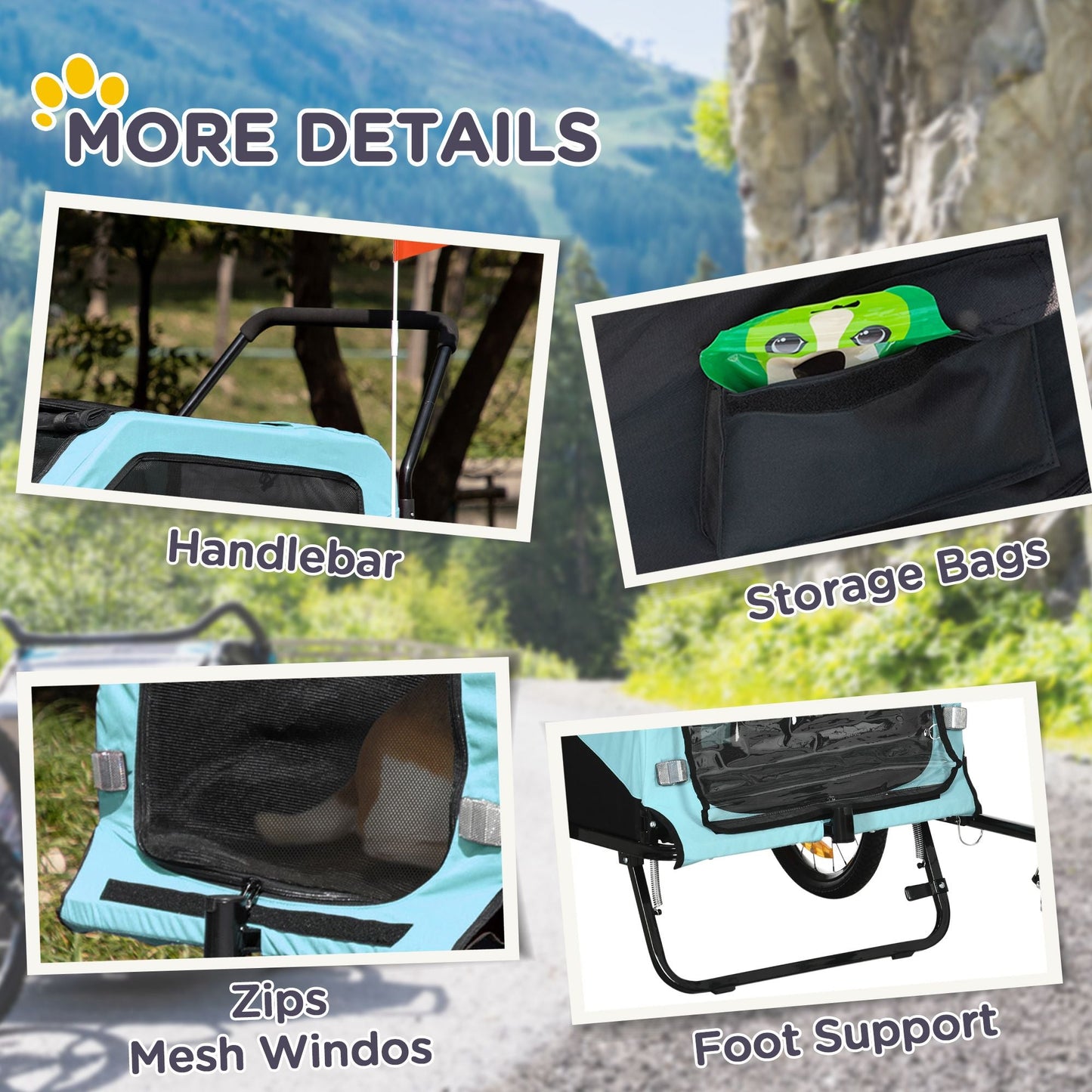 Quick-Release Wheels, 2-in-1 Support Stroller