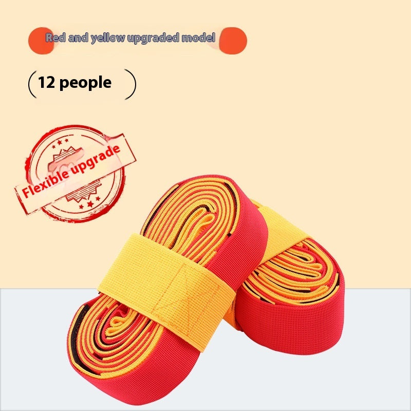 4 People Giant Footsteps Teamwork Outdoor Sports/Game Training Equipment For Kids/Adults